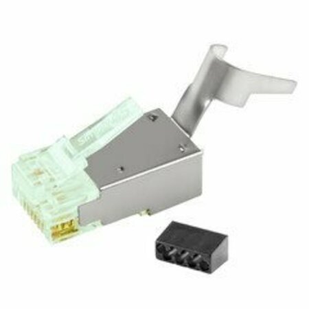 SWE-TECH 3C Simply45 Shielded Cat6 RJ45 Crimp Conn, external ground, 50PK FWTS45-1150